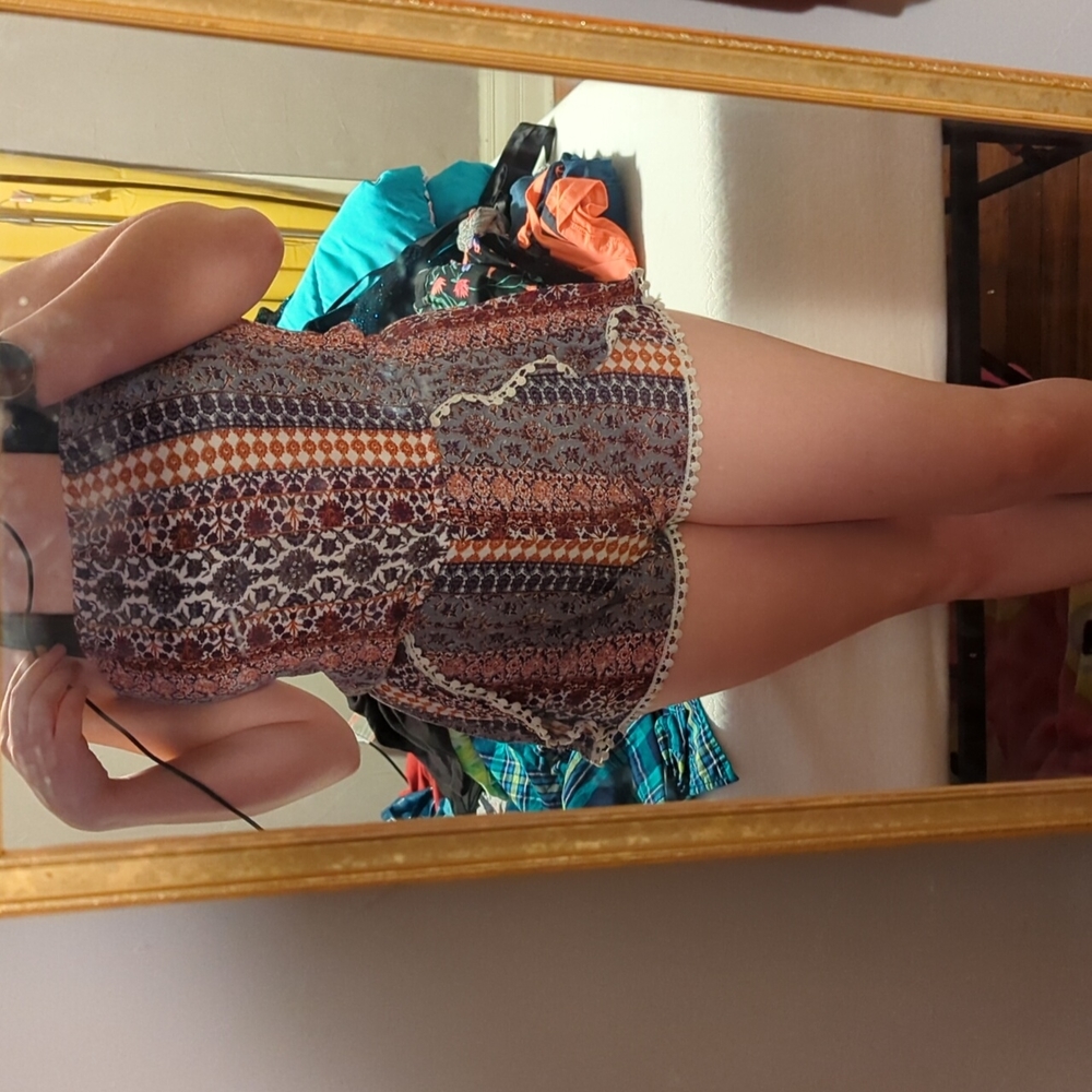 Cute printed one piece. Size M. Rue 21